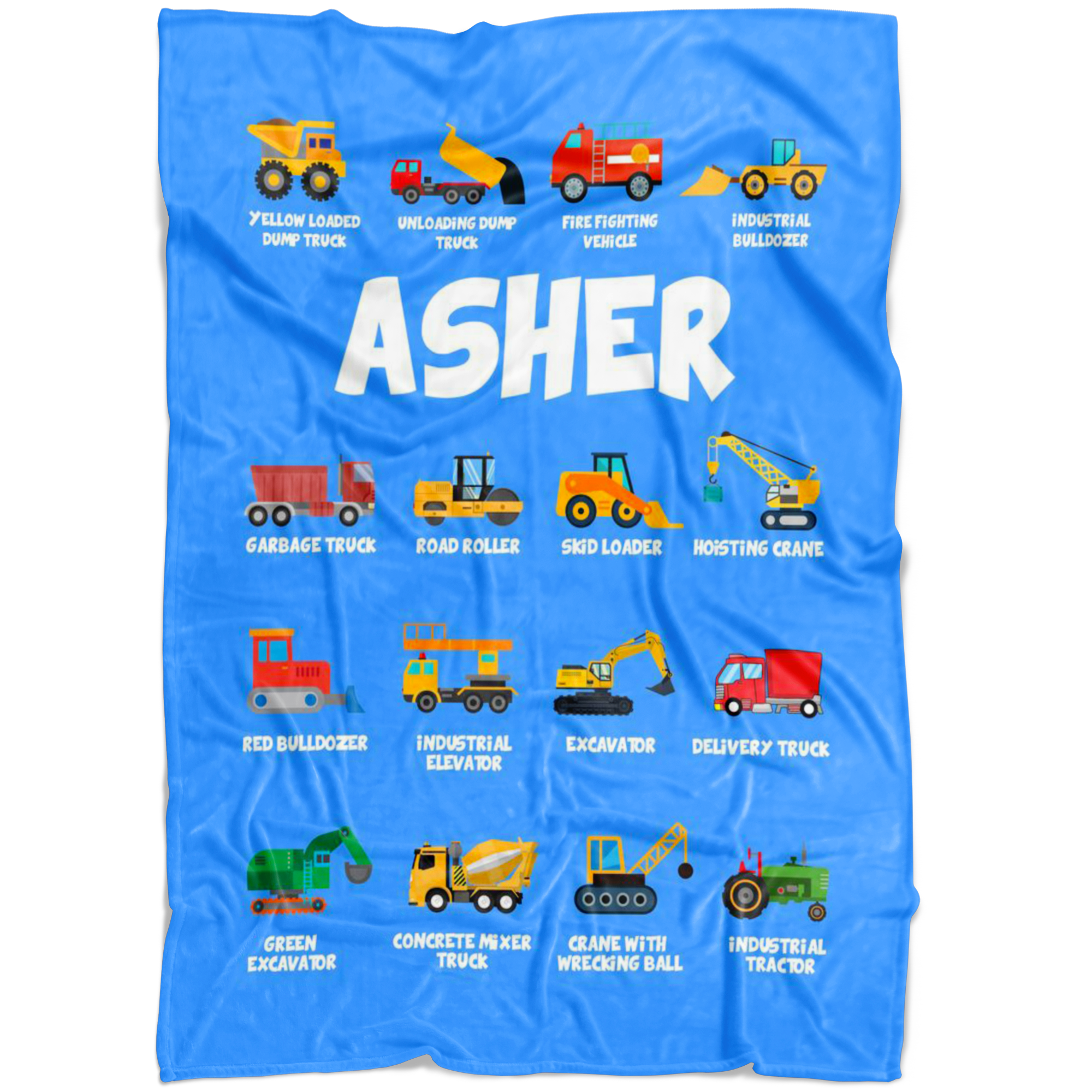 Asher Construction Blanket Green