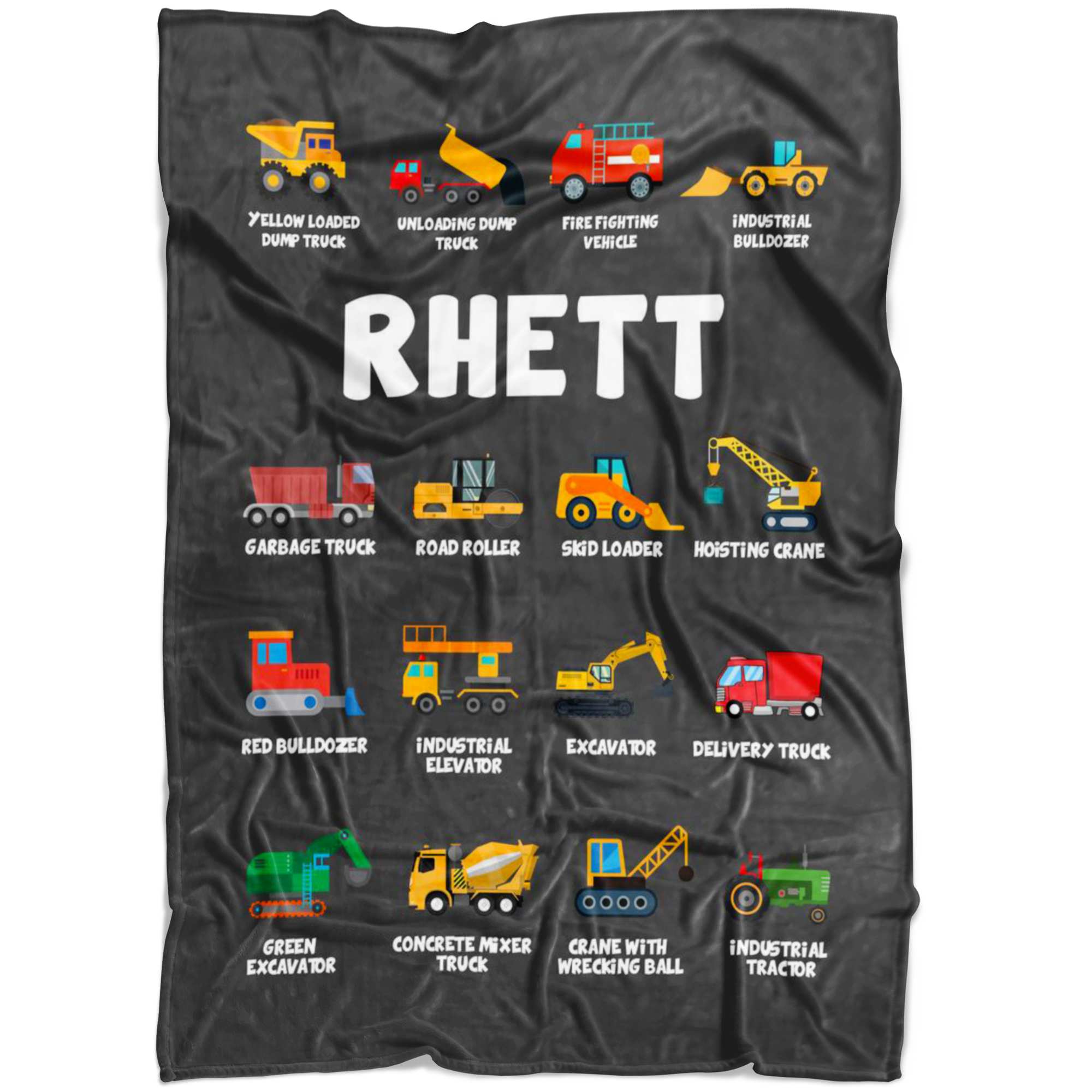 Rhett Construction Blanket Grey