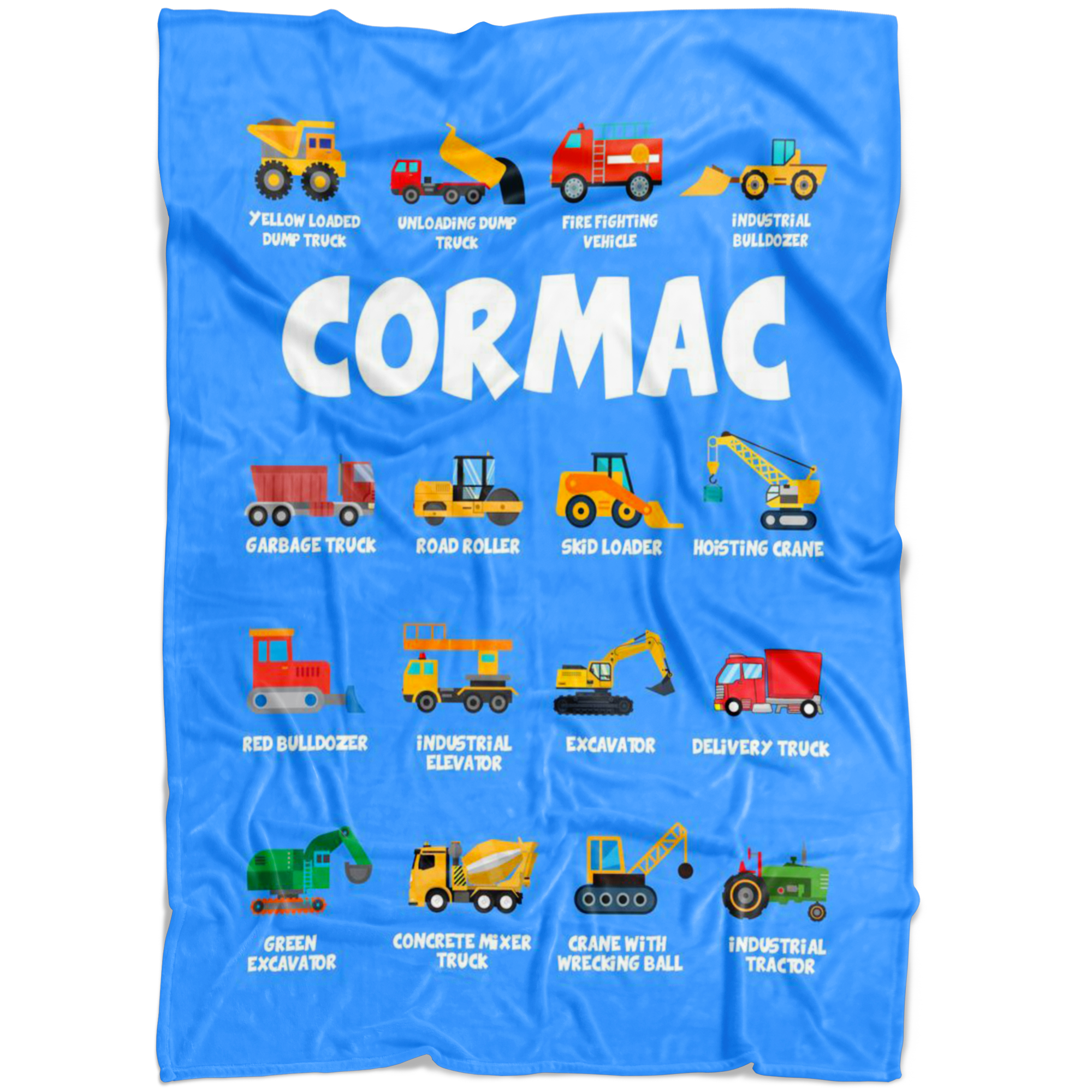 Cormac Construction Blanket Blue
