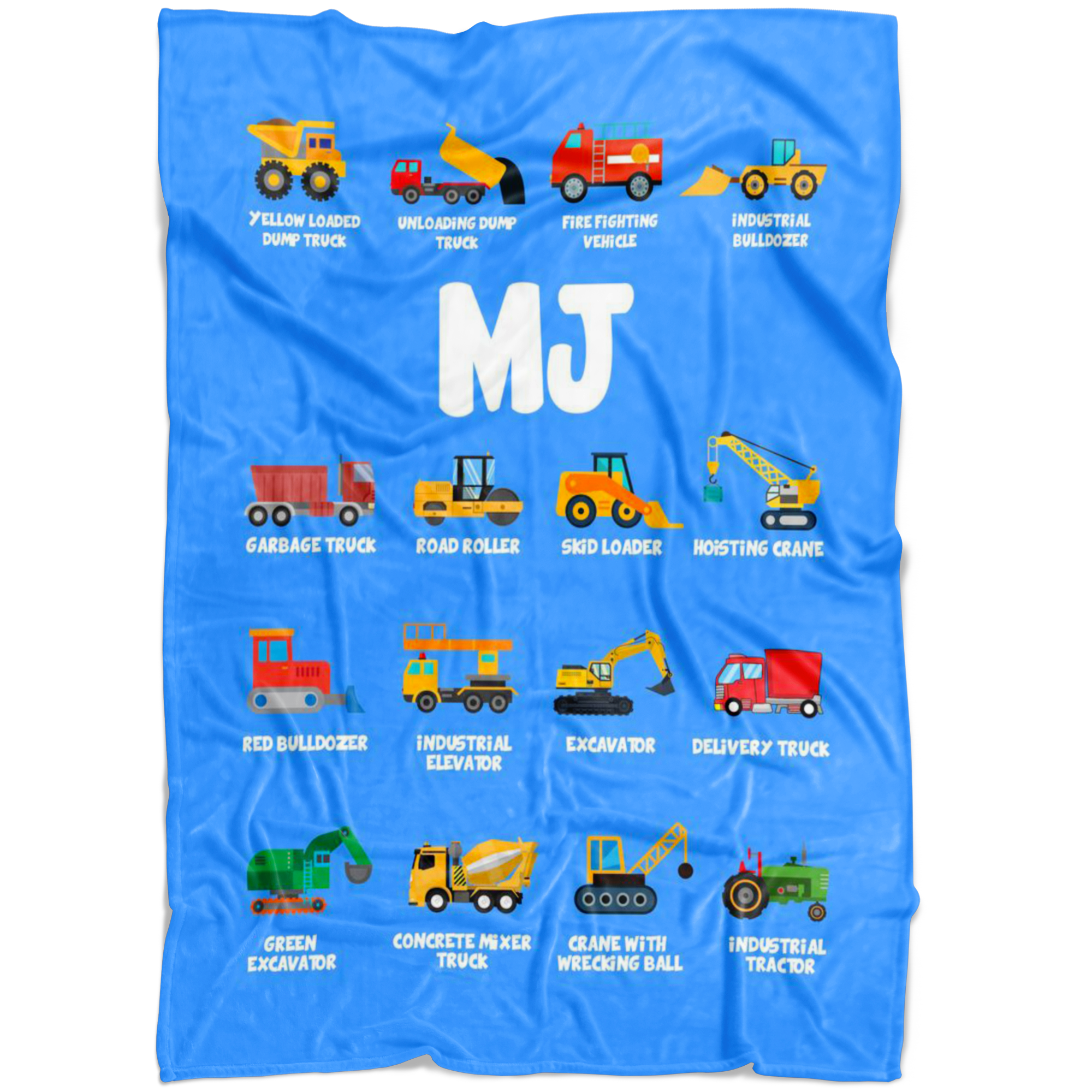 MJ Construction Blanket Blue