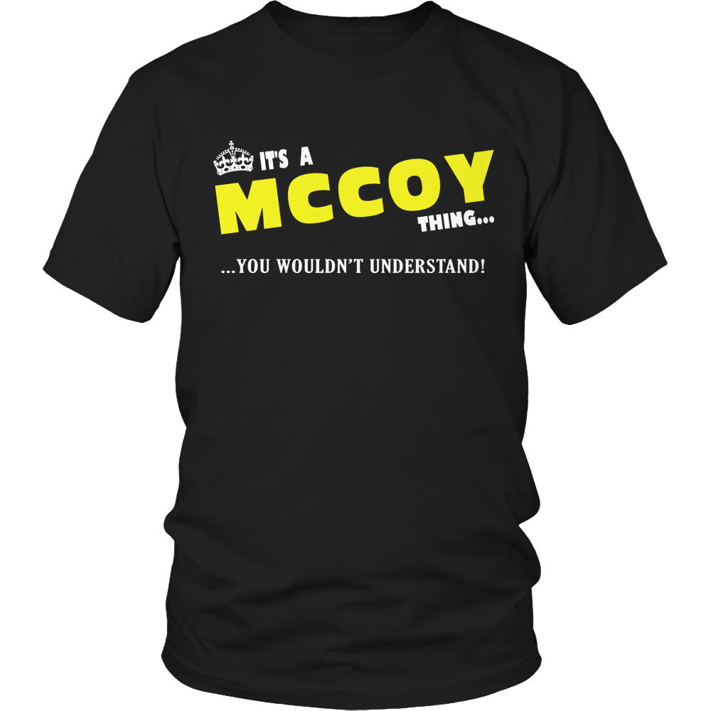 It's A McCoy Thing, You Wouldn't Understand