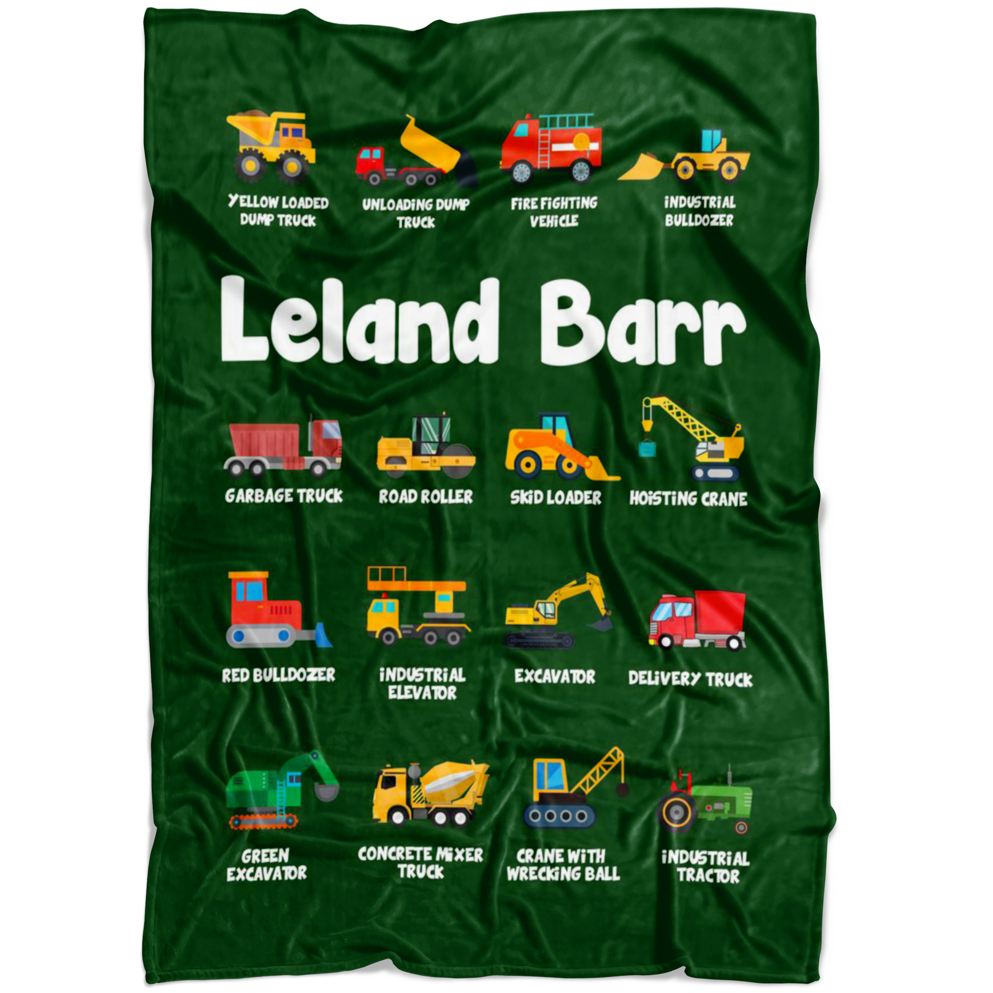 Leland Barr Construction Blanket Green