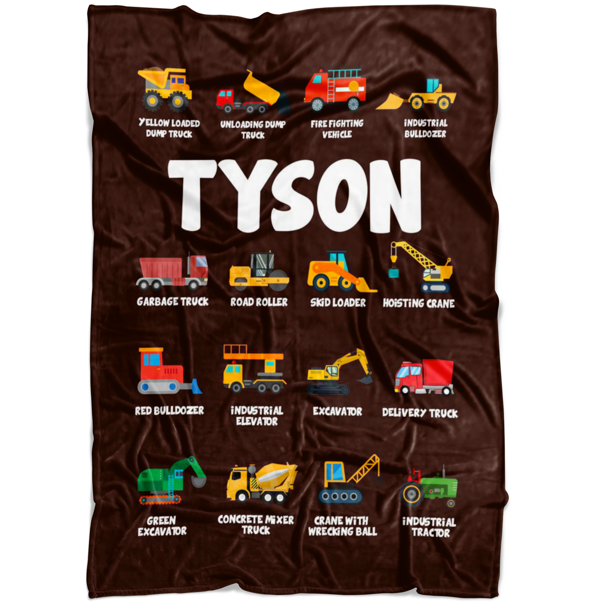 Tyson Construction Blanket Brown