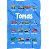 Tomas Construction Blanket Blue