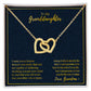 Granddaughter Gift from Grandma - Interlocking Hearts Necklace