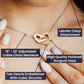 Granddaughter Gift from Grandma - Interlocking Hearts Necklace