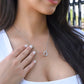 Granddaughter Gift from Grandma - Interlocking Hearts Necklace