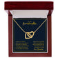 Granddaughter Gift from Grandma - Interlocking Hearts Necklace