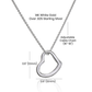 Granddaughter Gift from Grandma - Delicate Heart Necklace