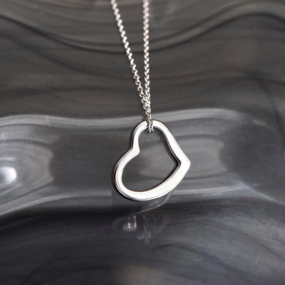 Granddaughter Gift from Grandma - Delicate Heart Necklace