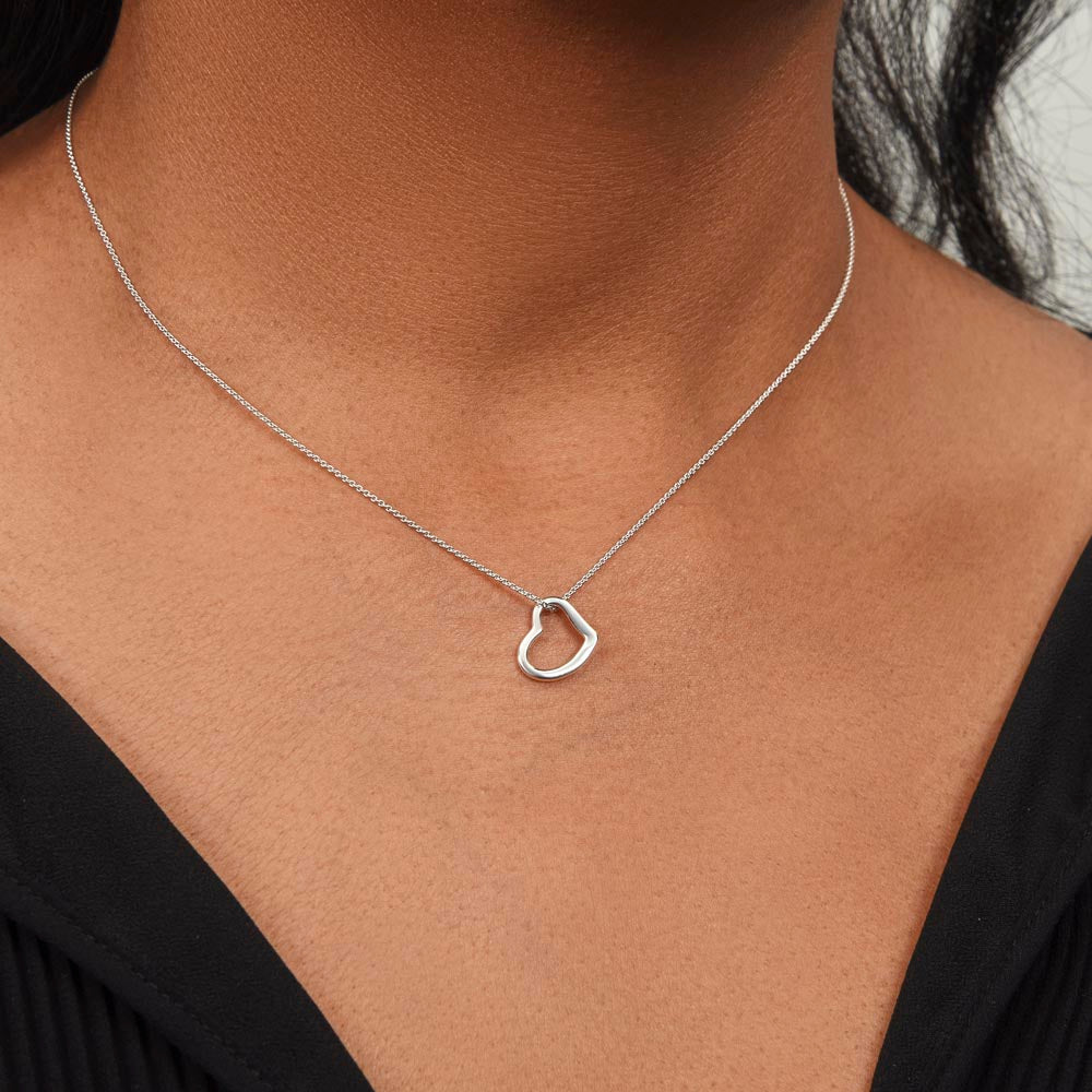 Granddaughter Gifts from Grandma - Heart Love Necklace