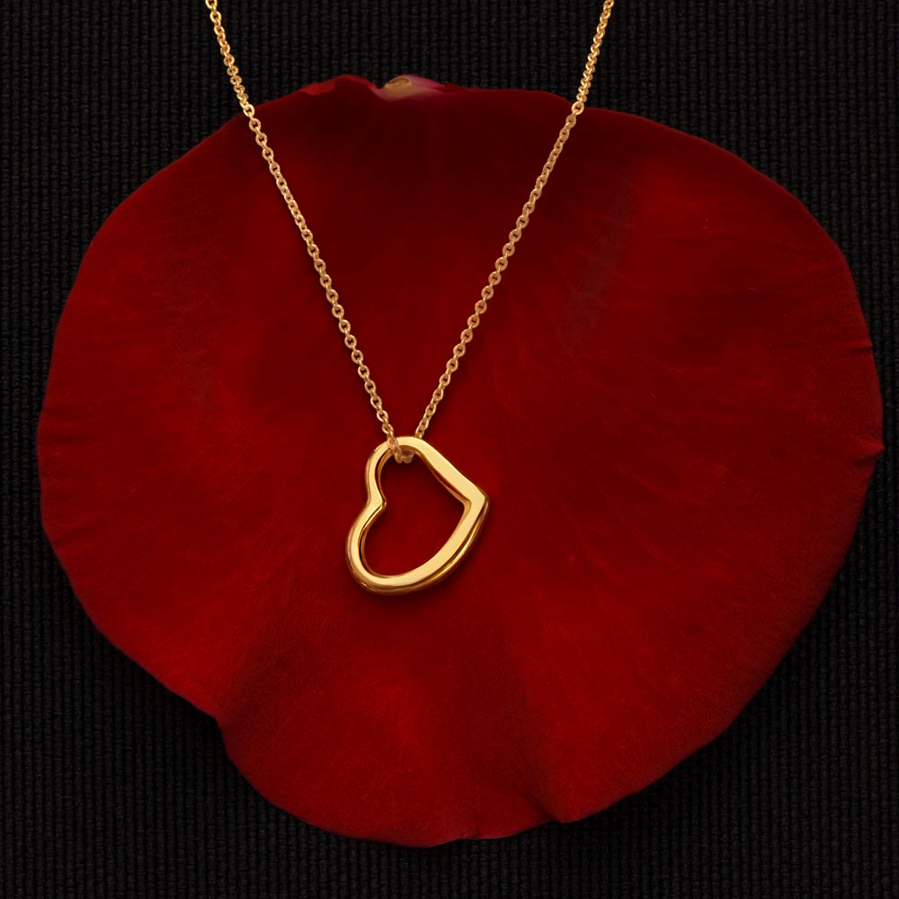 Granddaughter Gifts from Grandma - Silver Heart Necklace