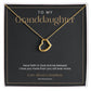 Granddaughter Gifts from Grandma - Silver Heart Necklace