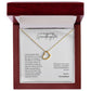Granddaughter Gift from Grandma - Delicate Heart Necklace
