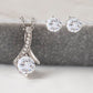 Granddaughter Gifts from Grandma - Alluring Beauty Necklace & Earrings Set