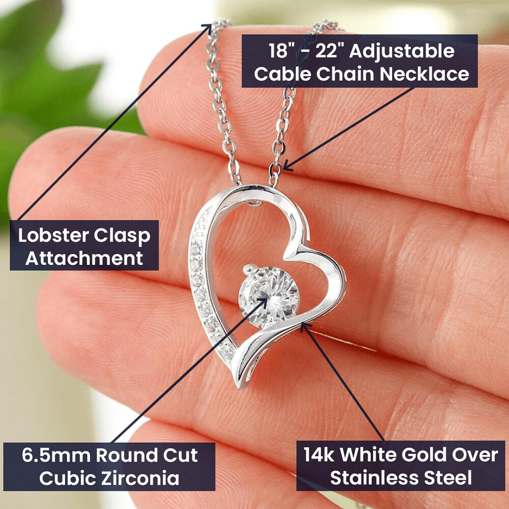 Granddaughter Gift from Grandma - Forever Love Necklace