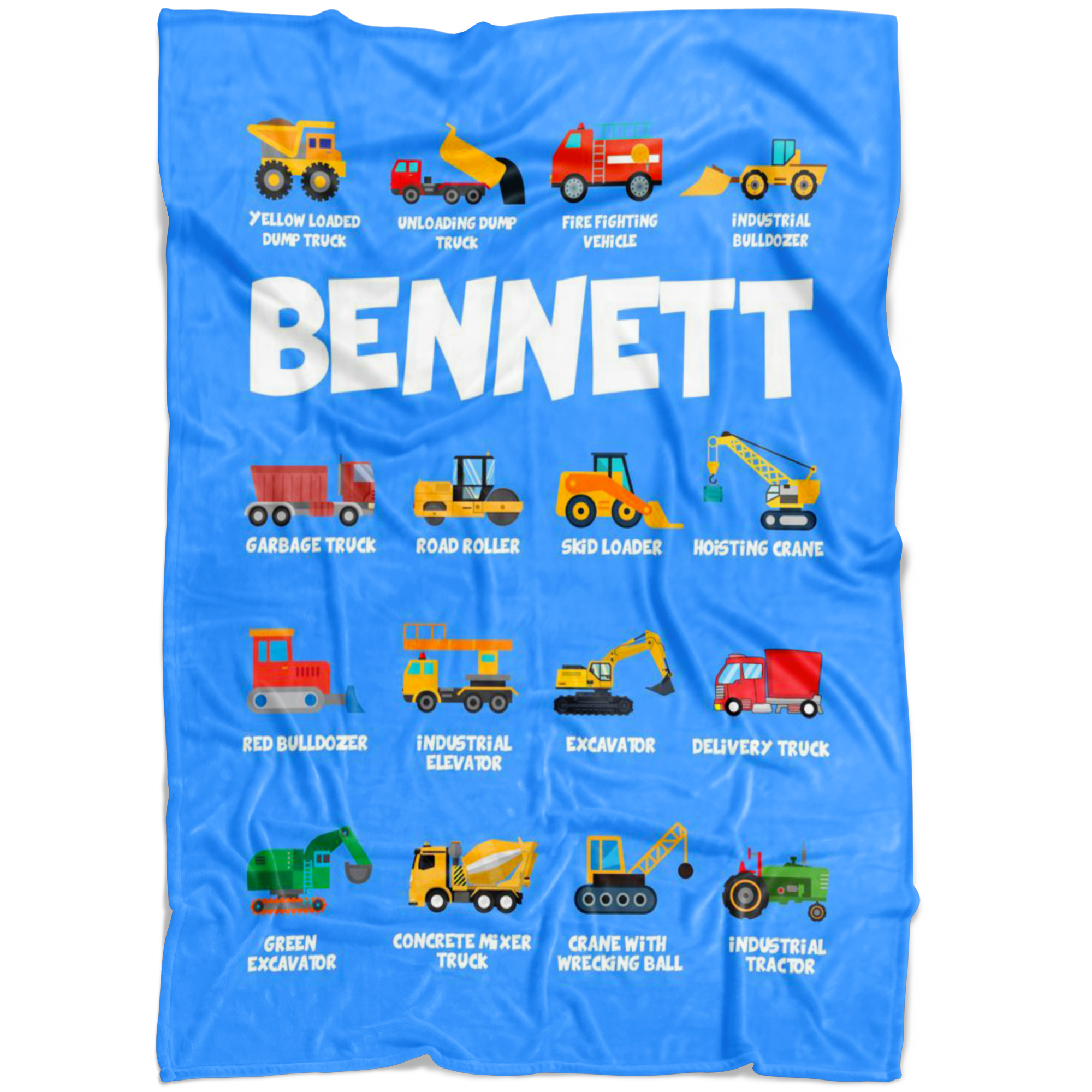Bennett Construction Blanket Blue