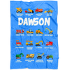 Dawson Construction Blanket Blue