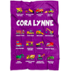 Cora Lynne Construction Blanket Purple