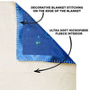 Personalized Name Shark Blanket, Custom Name Sea Animals Blanket for Boys & Girls