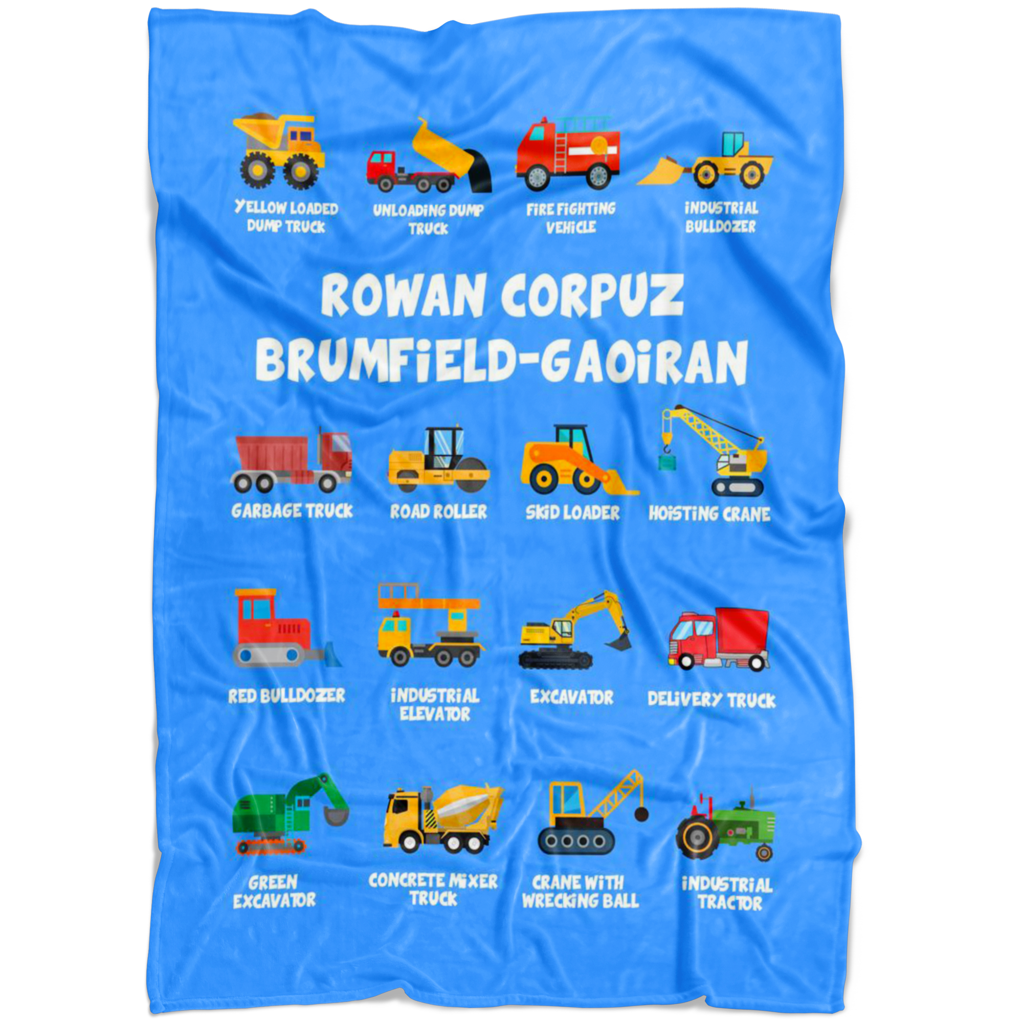 Rowan Corpuz Brumfield-Gaoiran Construction Blanket Blue