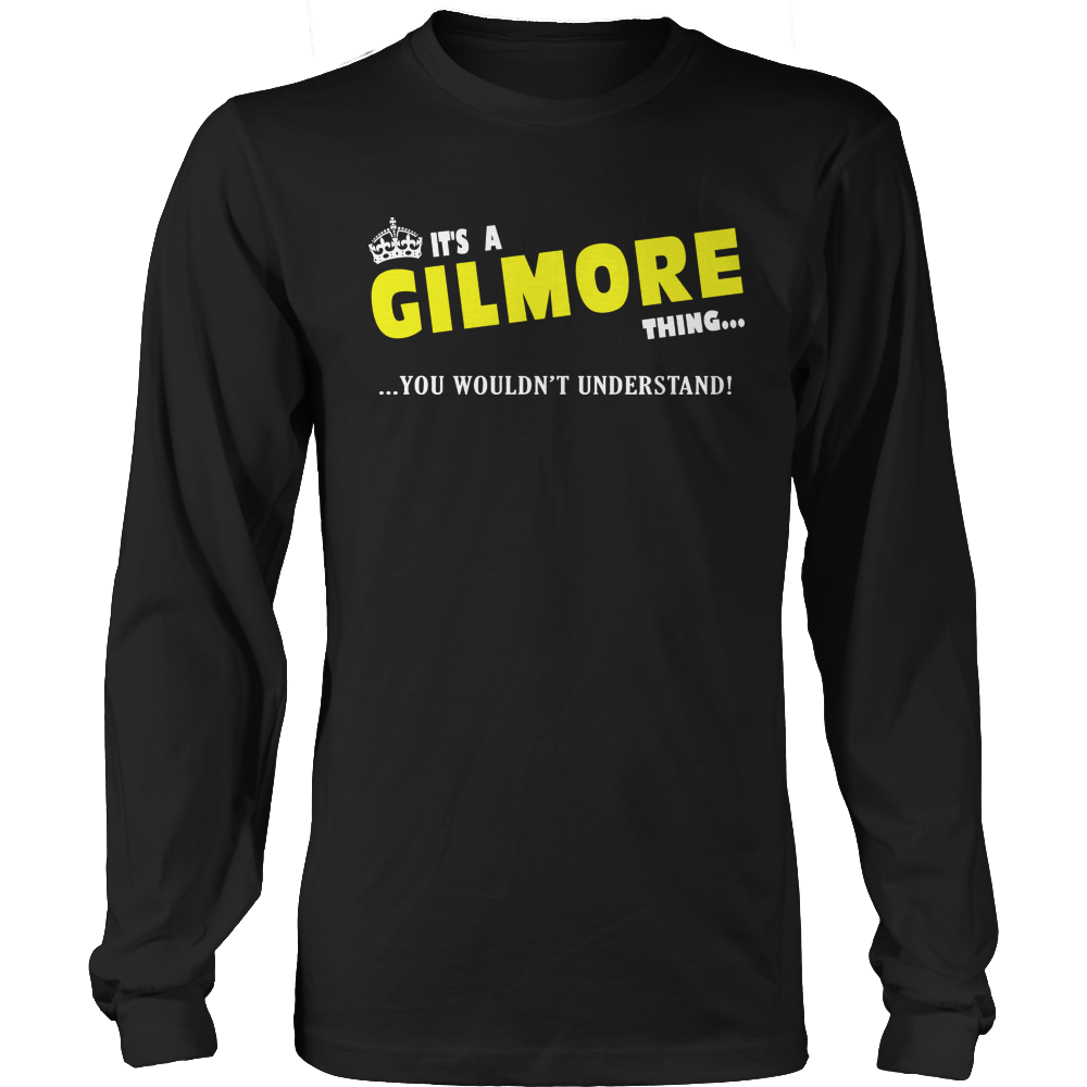 It's A Gilmore Thing, You Wouldn't Understand