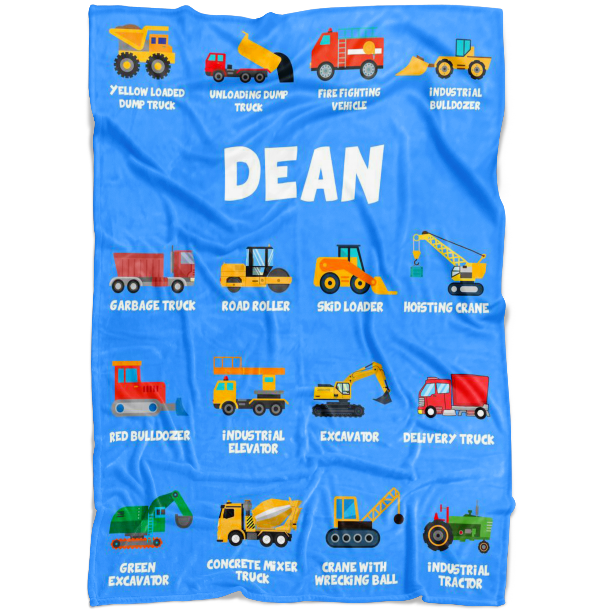 Dean Construction Blanket Blue