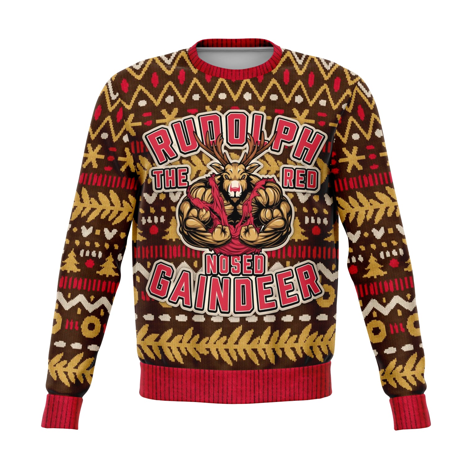 Rudolph the Red Nosed Gaindeer - Ugly Christmas Sweater