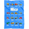Nico Construction Blanket Blue