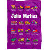 Julio Matias Construction Blanket Purple
