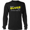 It's A Olson Thing, You Wouldn't Understand