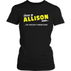 It's An Allison Thing, You Wouldn't Understand