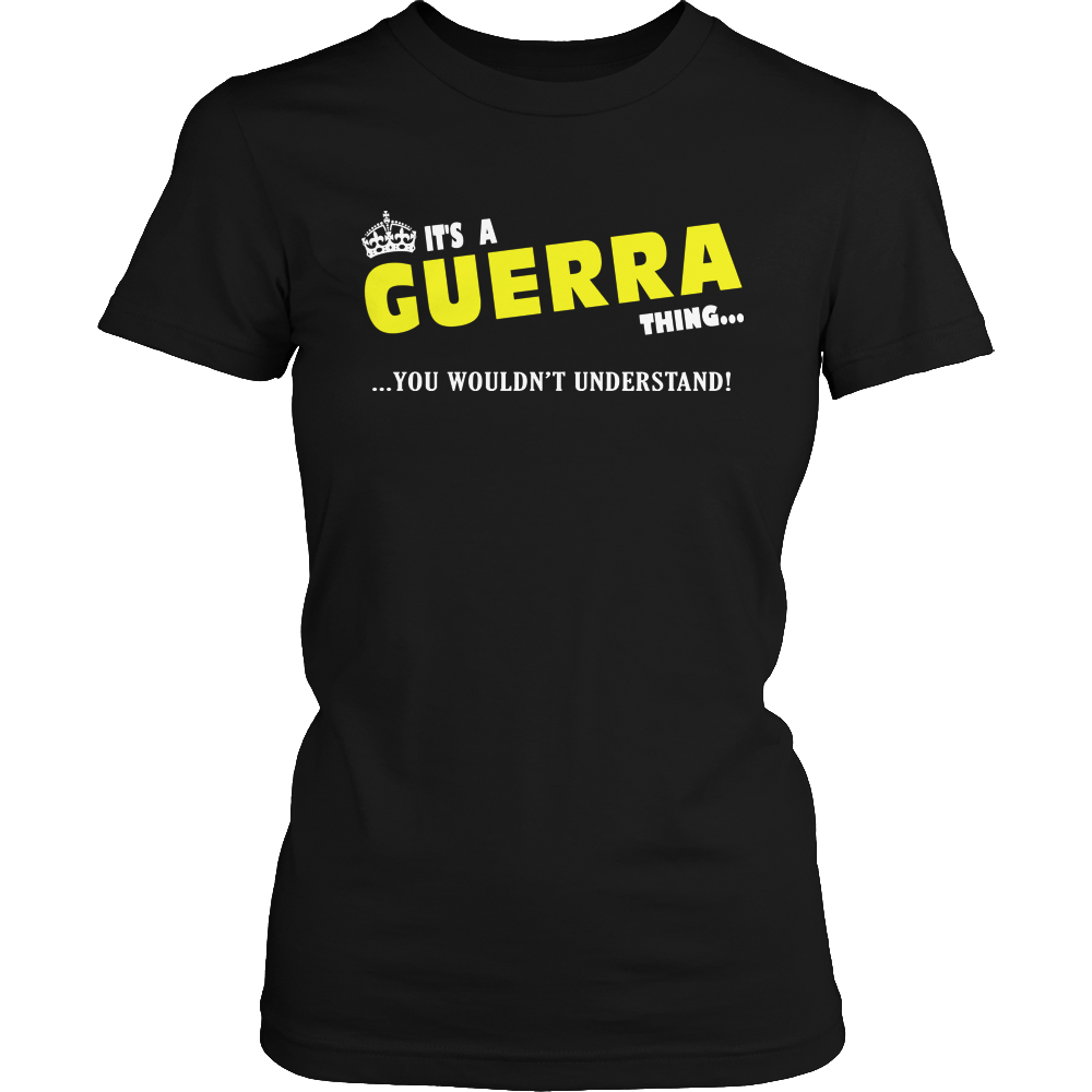 It's A Guerra Thing, You Wouldn't Understand