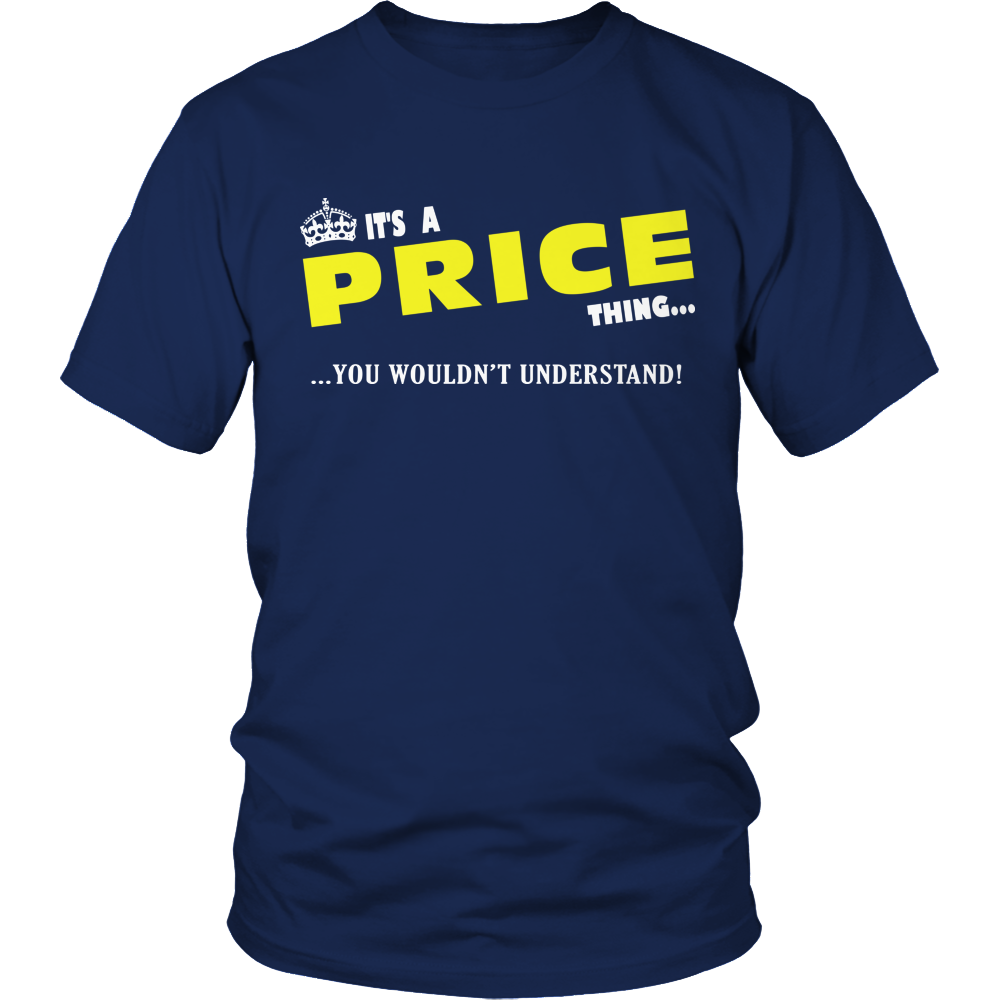 It's A Price Thing, You Wouldn't Understand