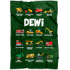 Dewi Construction Blanket Green
