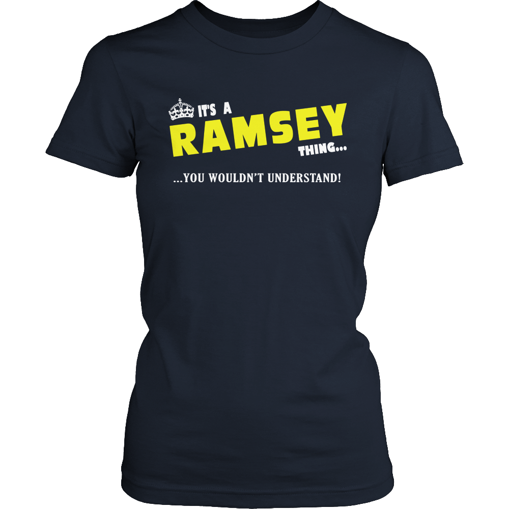 It's A Ramsey Thing, You Wouldn't Understand
