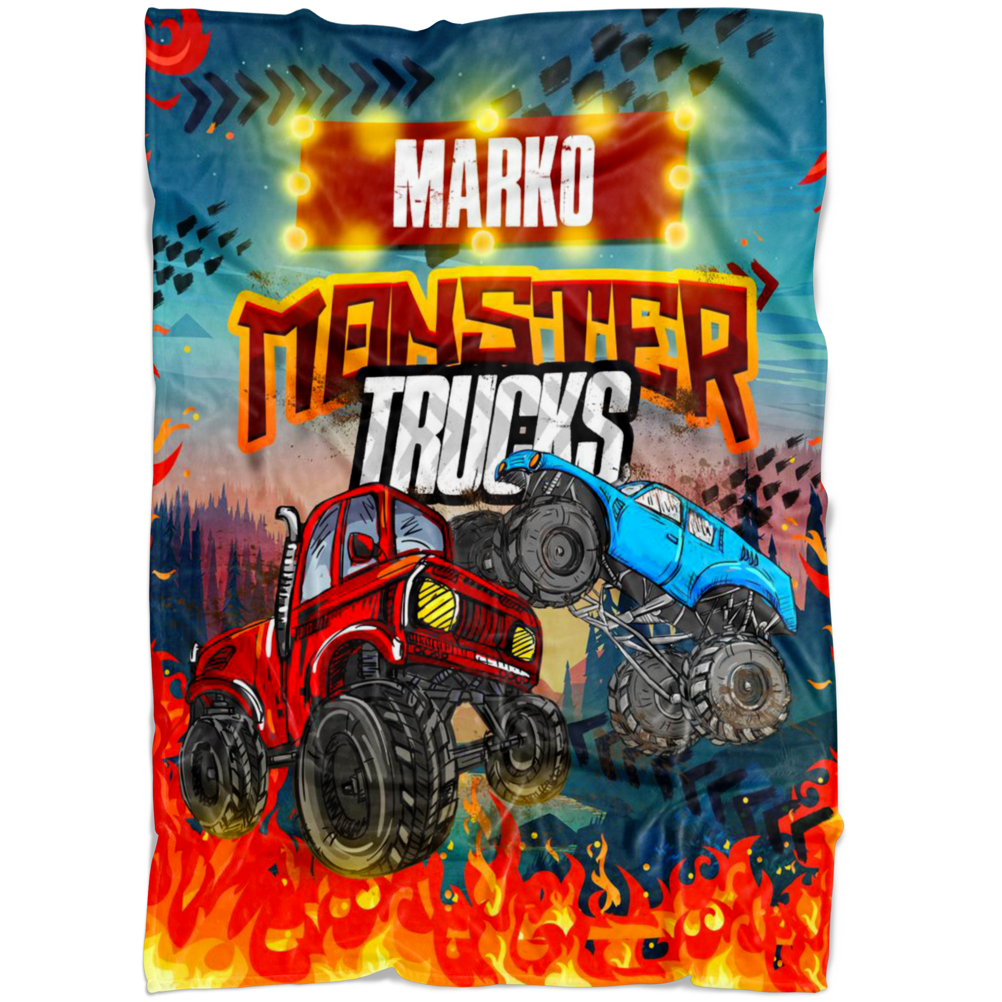 Marko - Monster Trucks Blanket