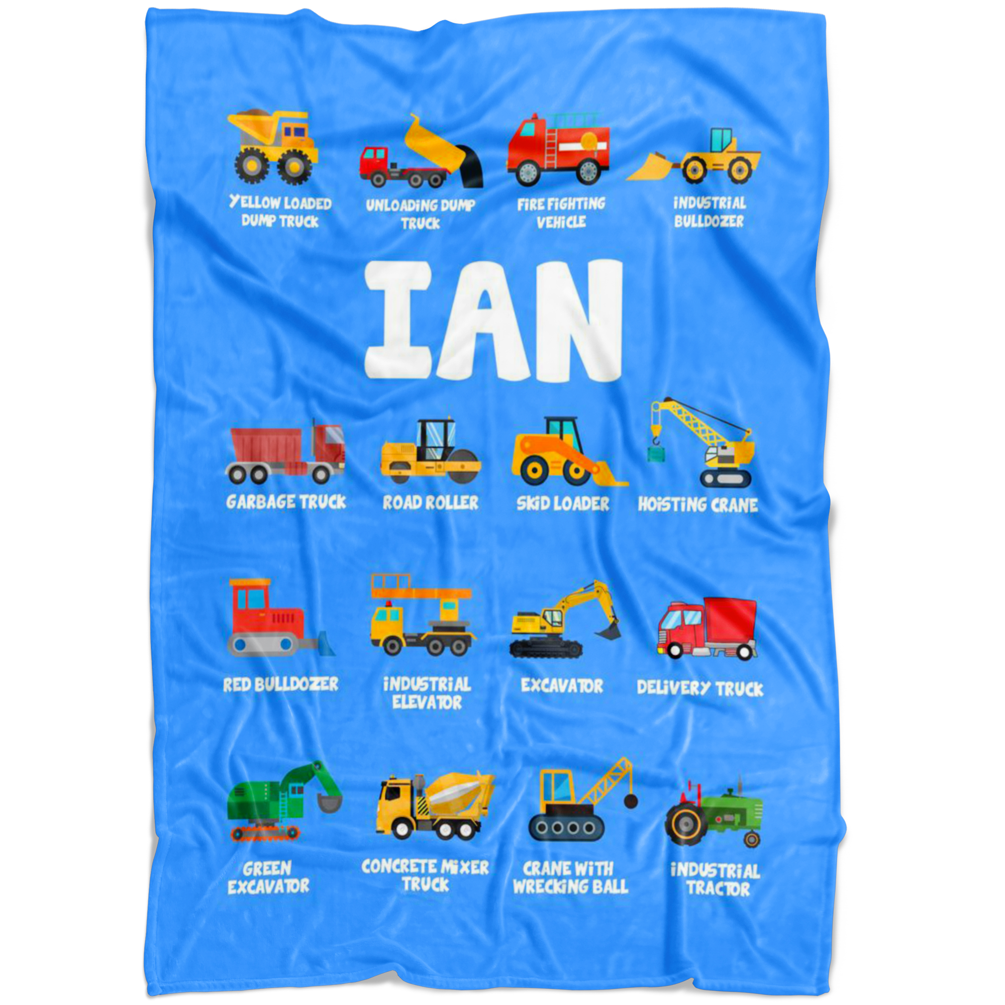IAN Construction Blanket Blue