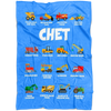 Chet Construction Blanket Blue