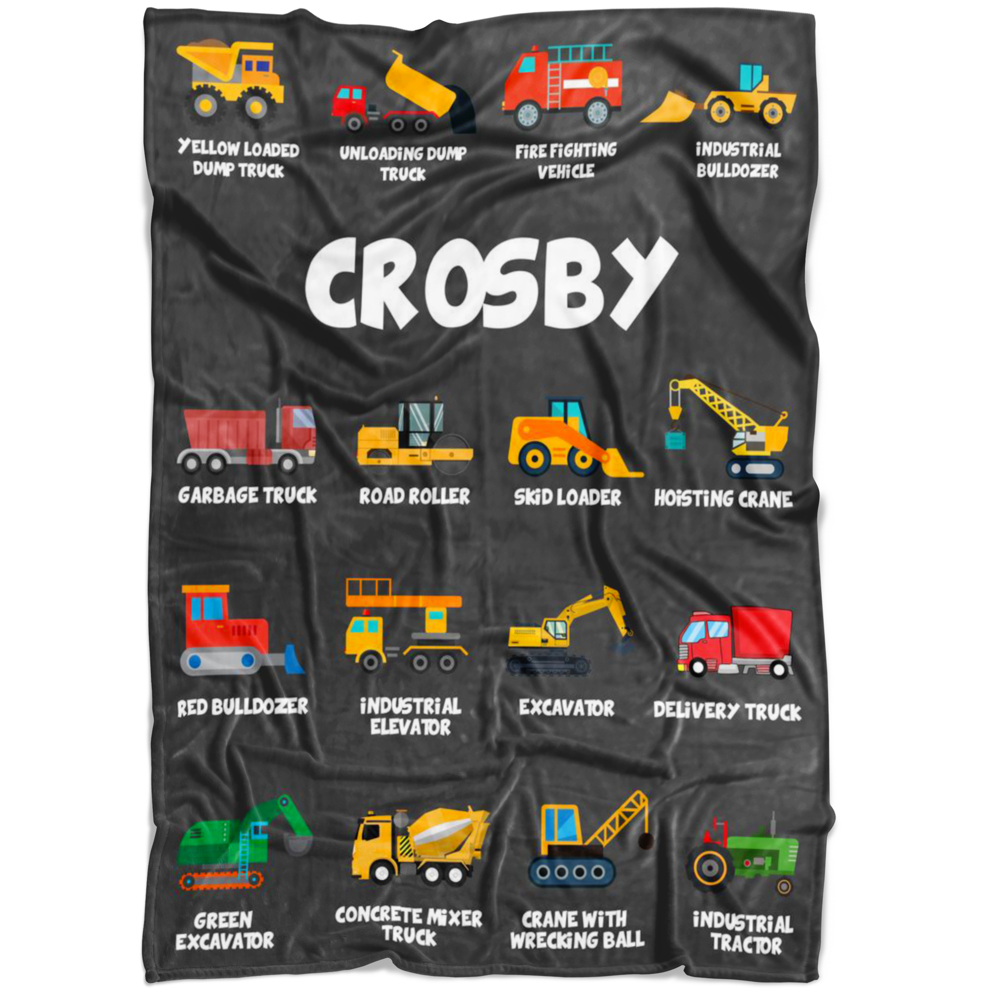 Crosby Construction Blanket Grey