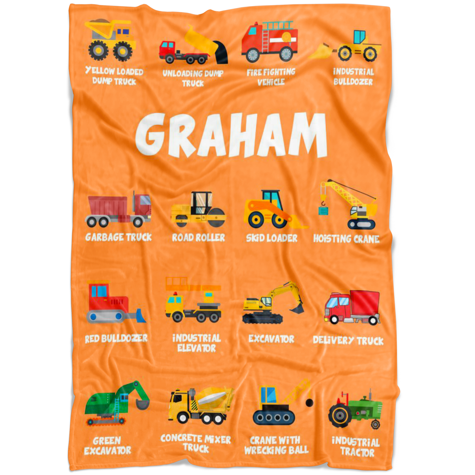 Graham Construction Blanket Orange