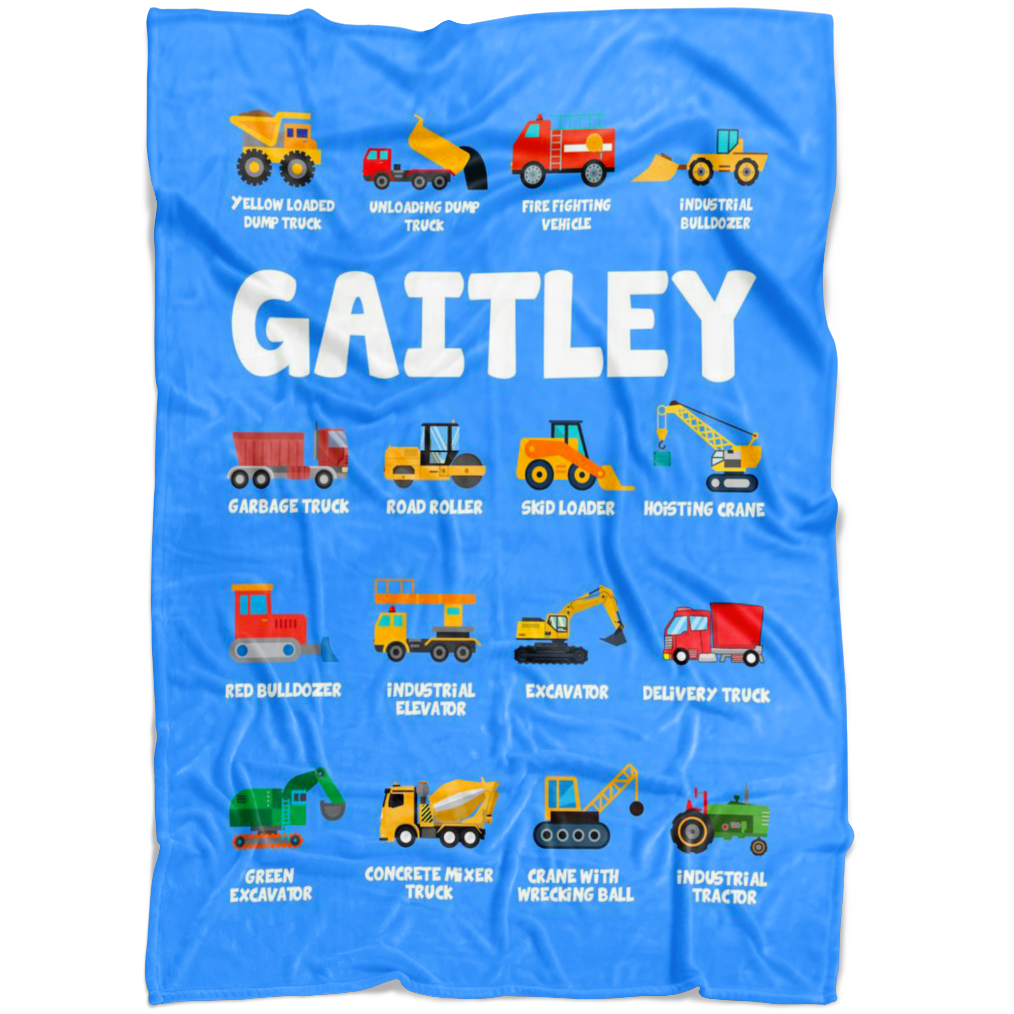 GAITLEY Construction Blanket Blue