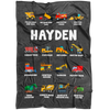 HAYDEN Construction Blanket Grey