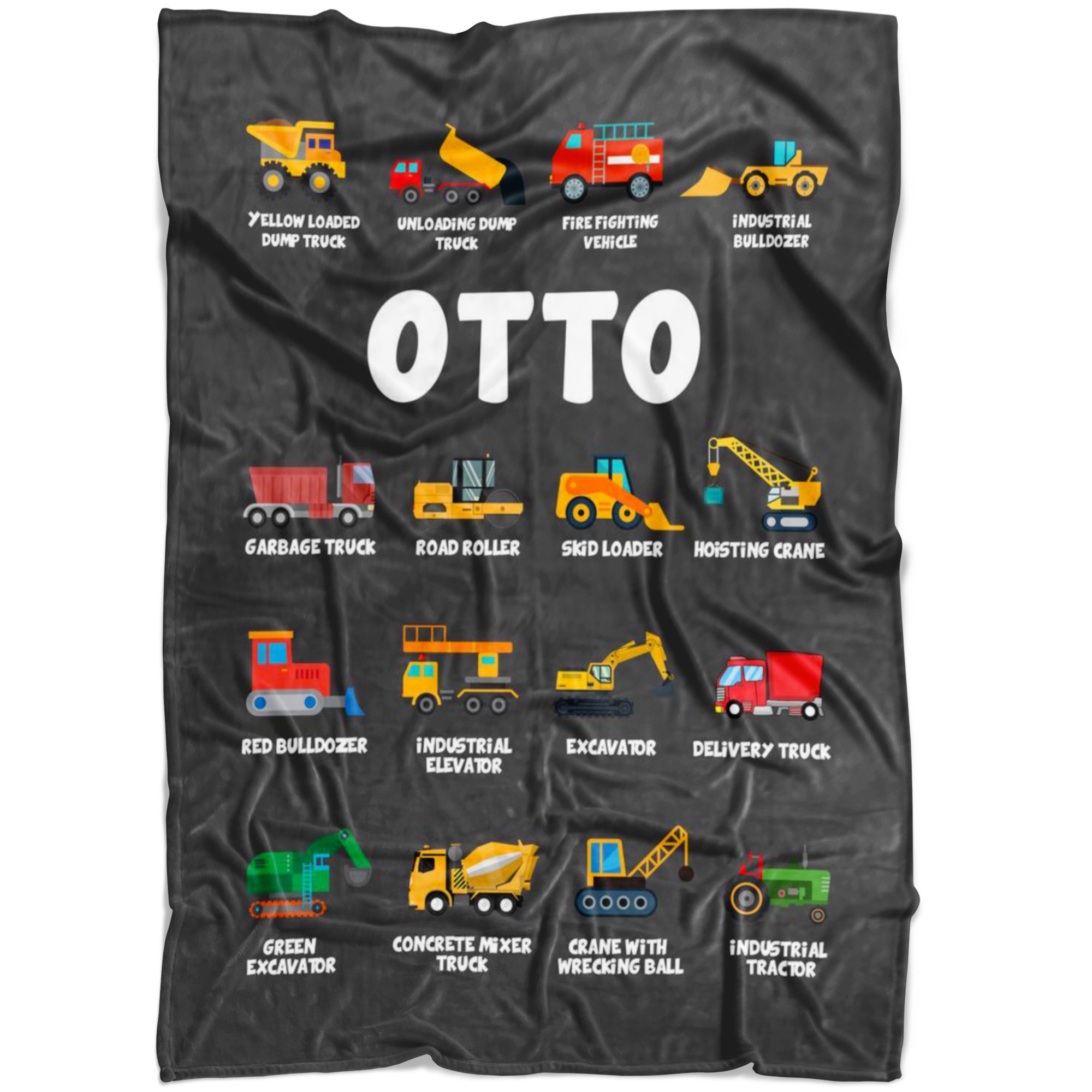 Otto Construction Blanket Grey
