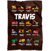 Travis Construction Blanket Brown