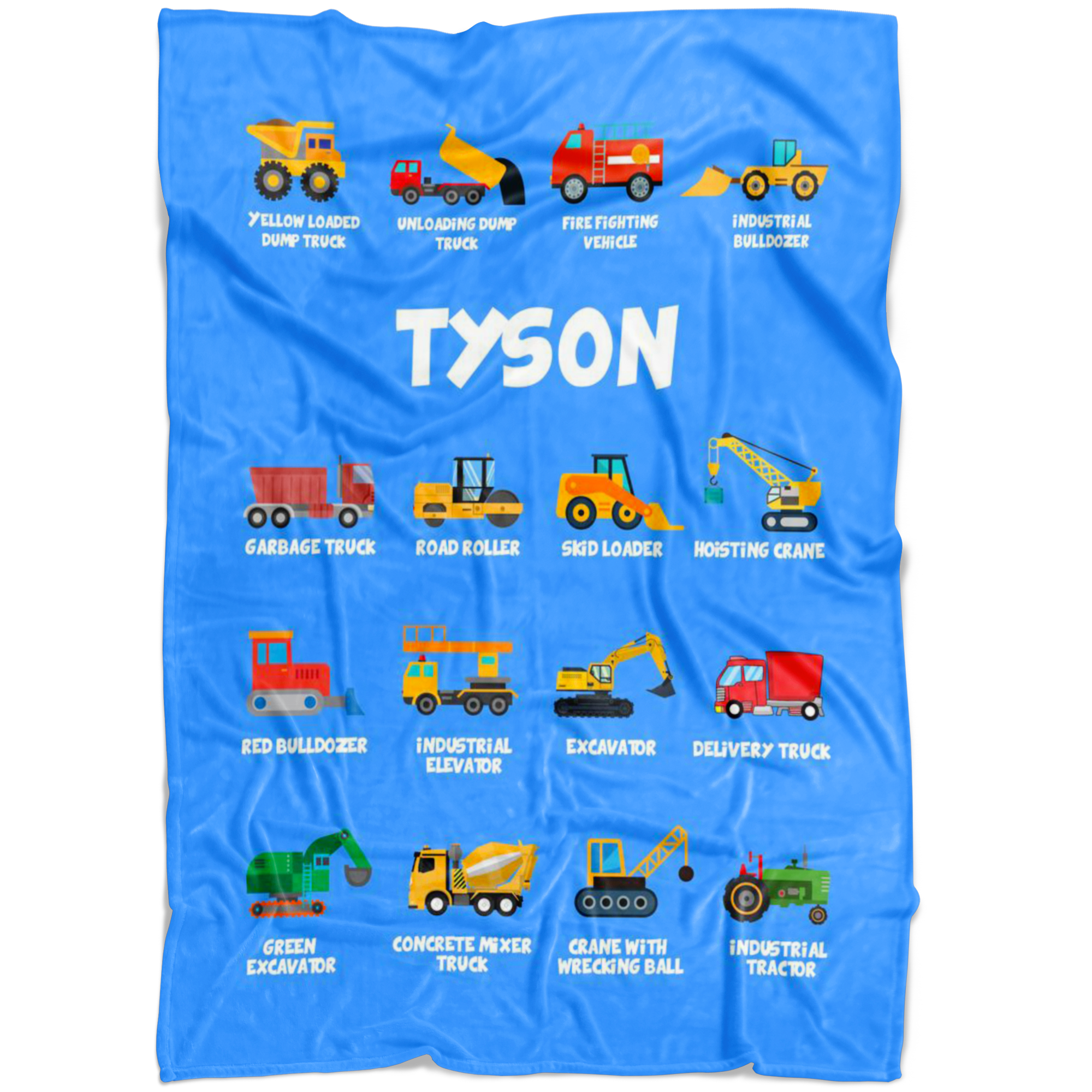 Tyson Construction Blanket Blue