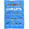 Liam Latta Construction Blanket Blue