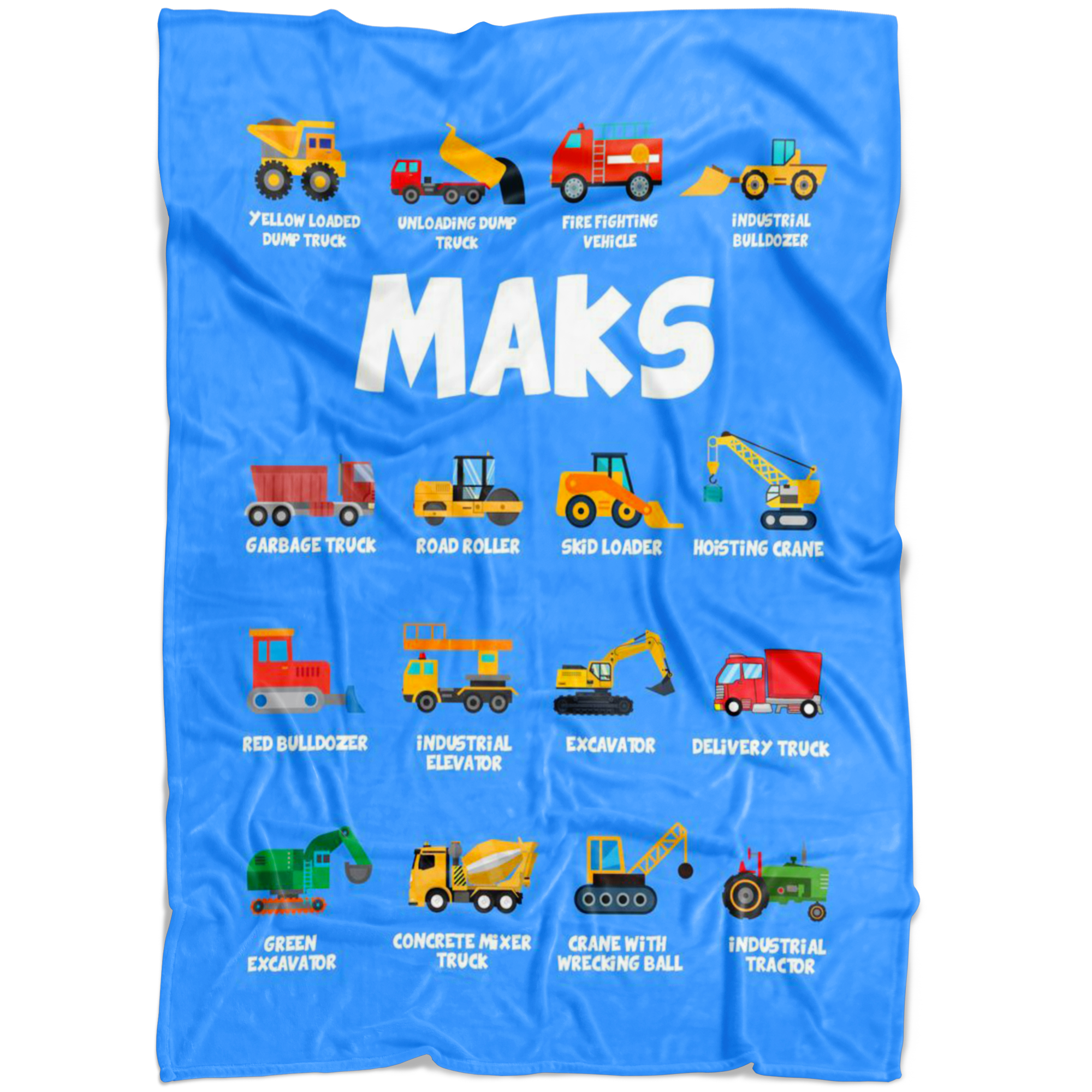Maks Construction Blanket Blue