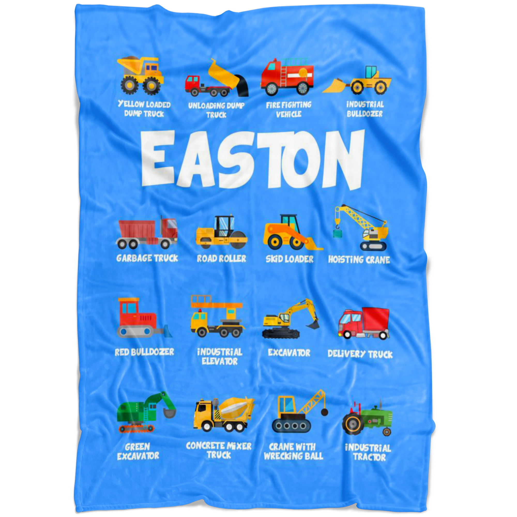 Easton Construction Blanket Blue