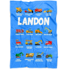 Landon Construction Blanket Blue